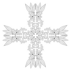 Vector Maya ornament
