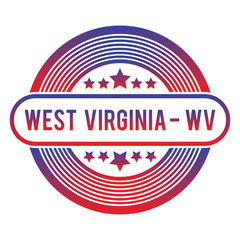 West virginia stamp