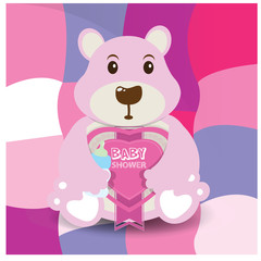 Fototapeta premium Baby shower