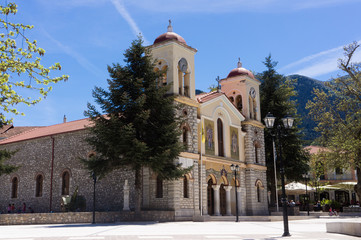 Kalavryta cathedral, Peloponnese, Greece