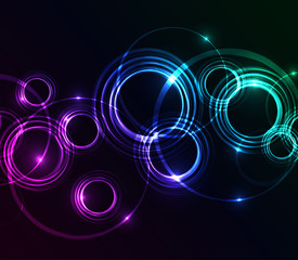 Vector abstract circles