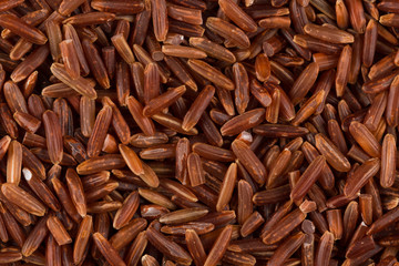 Raw red rice