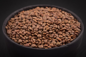 Lentils Isolated on White Background