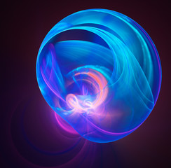 Abstract fractal illustration for creative design