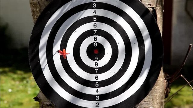 Jeu de fl&eacute;chettes