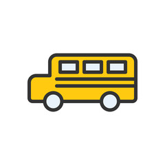 Bus Outline Icon