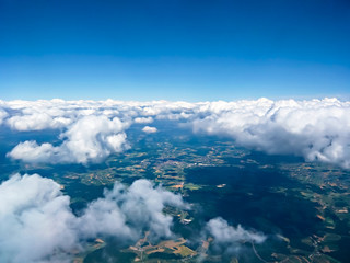 Beautiful cloudscape in the sky - obrazy, fototapety, plakaty