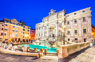 Naklejka na ściany i meble Fontana di Trevi in Rome, Italy