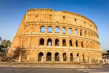 Fototapeta na wymiar Colosseum, Flavian Amphitheatre in Rome, Italy