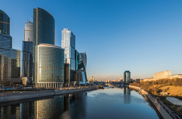 Fototapeta premium Business center Moscow-city.