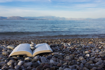 Book on the beach