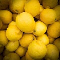 lemons background.   Group of fresh lemons