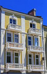 Bulgarian colored acritecture in Plovdiv - Bulgaria
