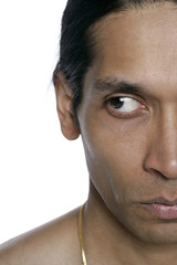 Obraz premium half man's face