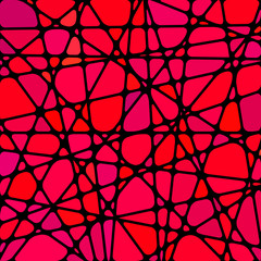 Fototapeta premium abstract vector stained-glass mosaic background