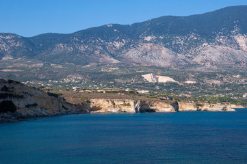 Fototapeta premium Cliff coast of Kefalonia island