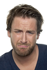 Obraz premium man crying