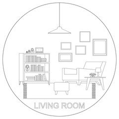 Living room interior - 108307605
