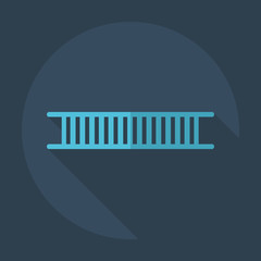 Flat modern design with shadow icons ladder