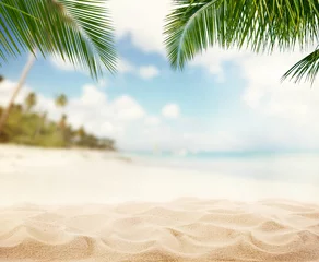  Summer sandy beach with blur ocean on background © Jag_cz