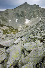 Amazing Panorama with rocky peaks, Pirin Mountain, Bulgaria