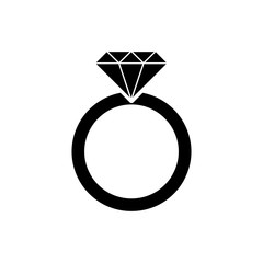 diamond black icon