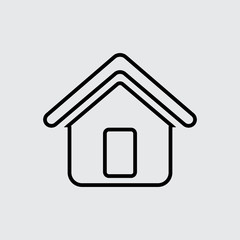 home thin line icon