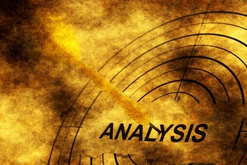 Analysis grunge target concept