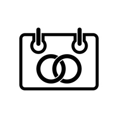 wedding date icon