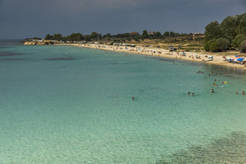 Fototapeta na wymiar Agios Ioannis Beach, Chalkidiki, Sithonia, Central Macedonia, Greece