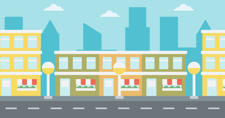 Background of modern city.