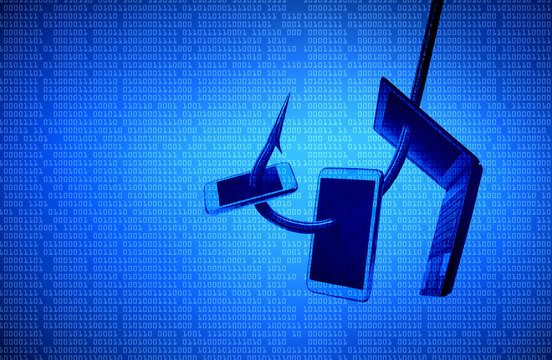 Phishing Attack On Smartphone, Tablet, And Laptop Computer