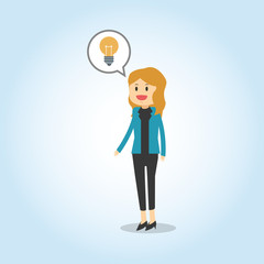 Graphic illustration of businesspeople, vector design