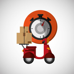Graphic design of delivery , editable vecctor