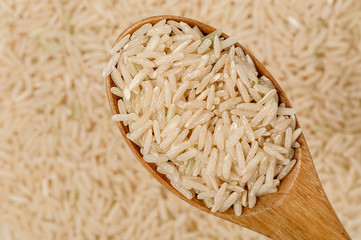 pile of brown rice