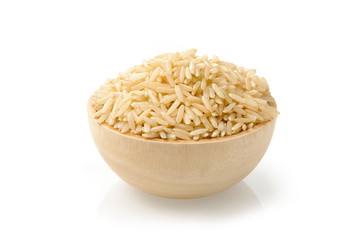 pile of brown rice