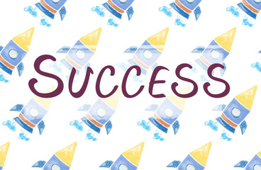 Success Launch Achievement Excellence Goal Concept