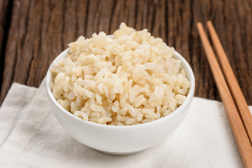 cooked brown rice