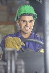 Workers In Warehouse Preparing Goods For shipping