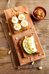 Peanut butter sandwiches