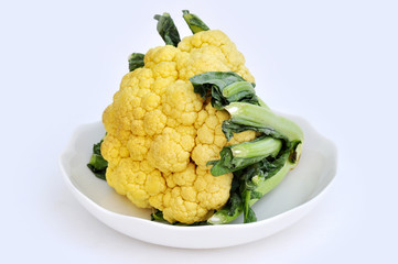 cauliflower healthy vegetable on white dish 8