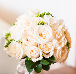 Wedding bouquet close-up