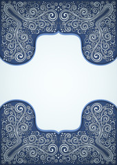 
Vintage floral background.