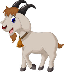 cartoon goat smiling - 108321642