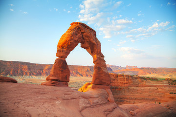 Delicate Arch at the Arches National park © andreykr
