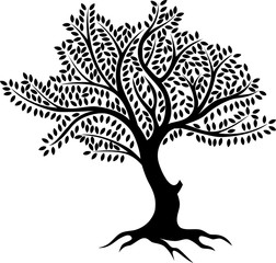 tree silhouette for you design