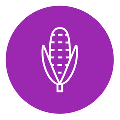 Corn line icon.