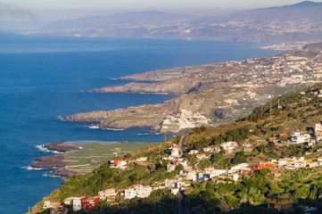 Northern coastline of Tenerife island