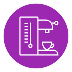 Coffee maker line icon.