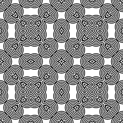 Design seamless monochrome geometric pattern